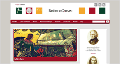 Desktop Screenshot of grimms.de